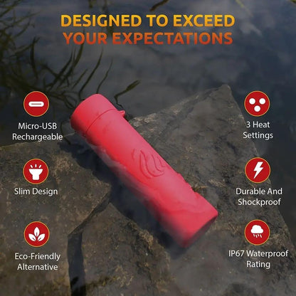 POWERPAW 501 IP67 Waterproof Rechargeable Electric Hand Warmer Panther Vision Store