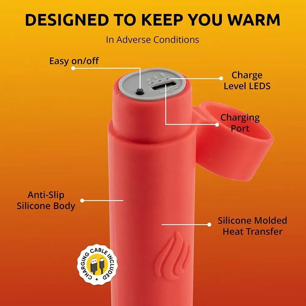 POWERPAW 501 IP67 Waterproof Rechargeable Electric Hand Warmer Panther Vision Store
