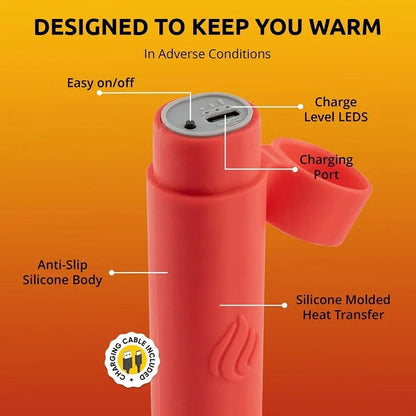 POWERPAW 501 IP67 Waterproof Rechargeable Electric Hand Warmer Panther Vision Store