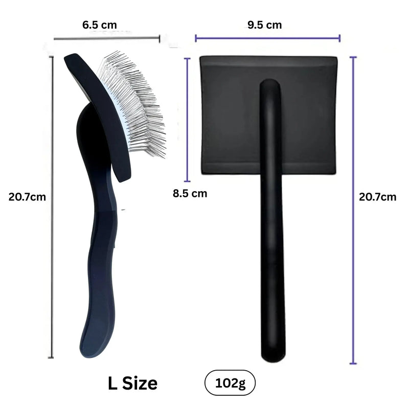 The Miracle Brands Wooden Handle Pet Slicker Brush – Black, Long Pin Grooming Brush themiraclebrands.com