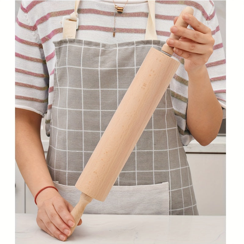 Natural Premium Log Rolling Pin for Baking - Personalize Me Our3Designs