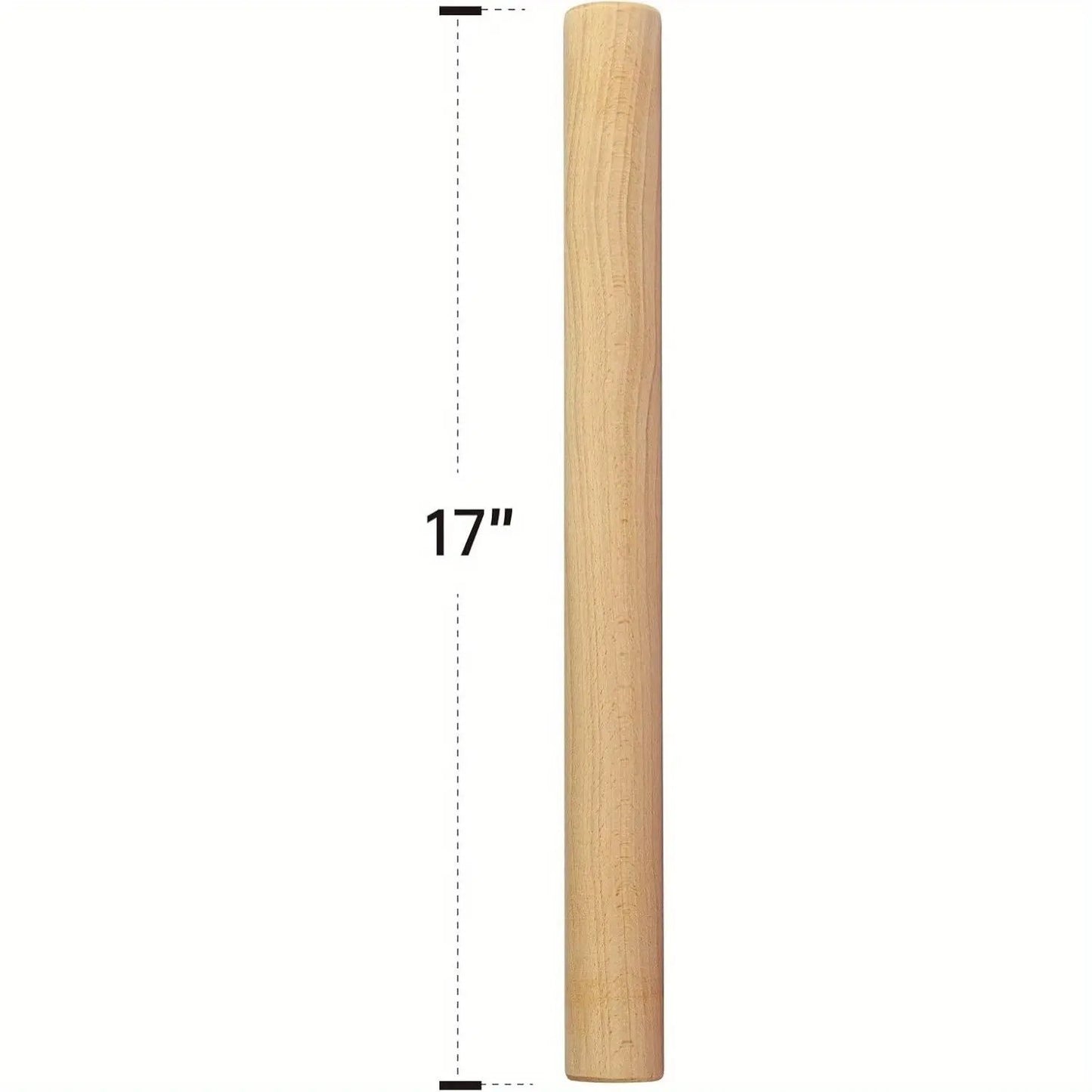 Natural Premium Log Rolling Pin for Baking - Personalize Me Our3Designs