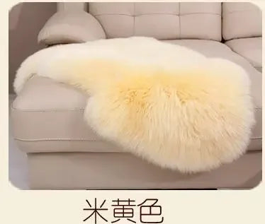 100% Real Sheepskin Wool Carpets for Living Room Bedroom Area