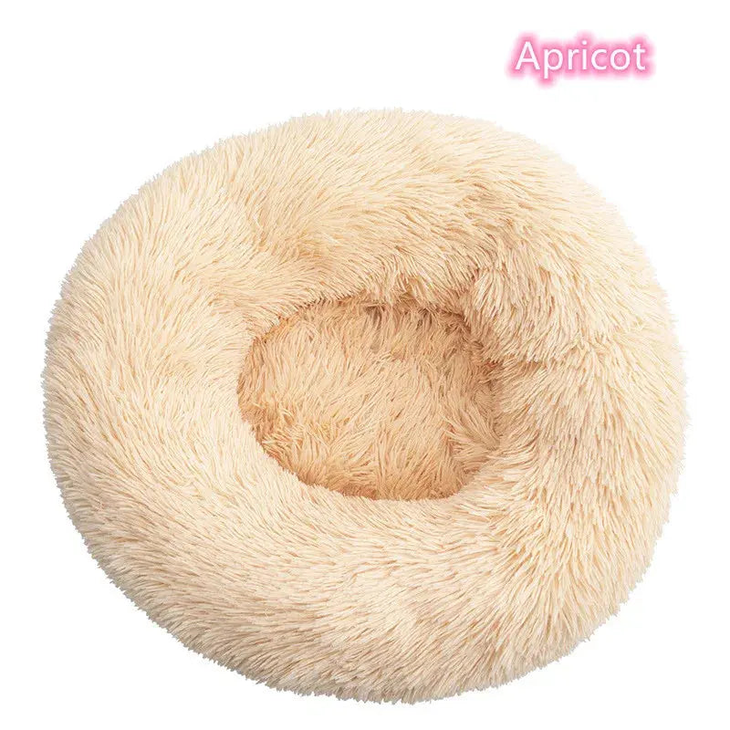 Super Soft Pet Cat Bed Plush Full Size Washable Calm Bed Donut Bed Comfortable Sleeping Artifact Suitable For All Kinds Of Cats Our3Designs