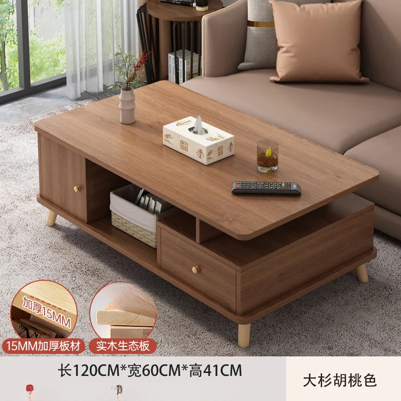 Modern light luxury small apartment tea table