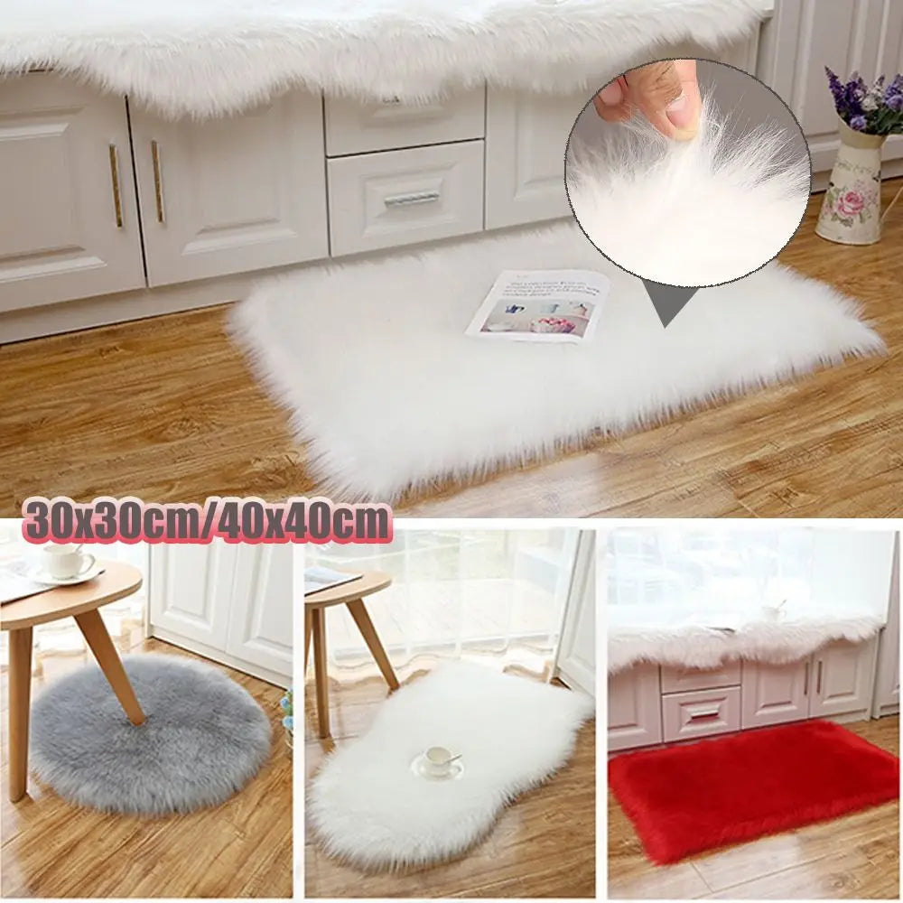 Long Hair Plush Carpet New Fluffy Decorative Carpets
