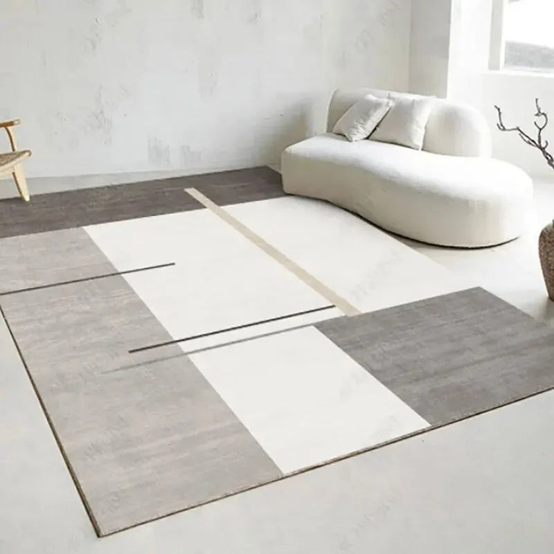 VIKAMA Simple Line Crystal Pile Carpet