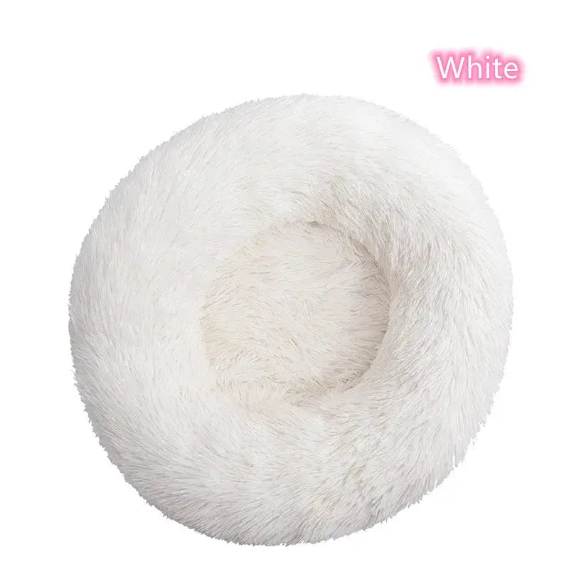 Super Soft Pet Cat Bed Plush Full Size Washable Calm Bed Donut Bed Comfortable Sleeping Artifact Suitable For All Kinds Of Cats Our3Designs