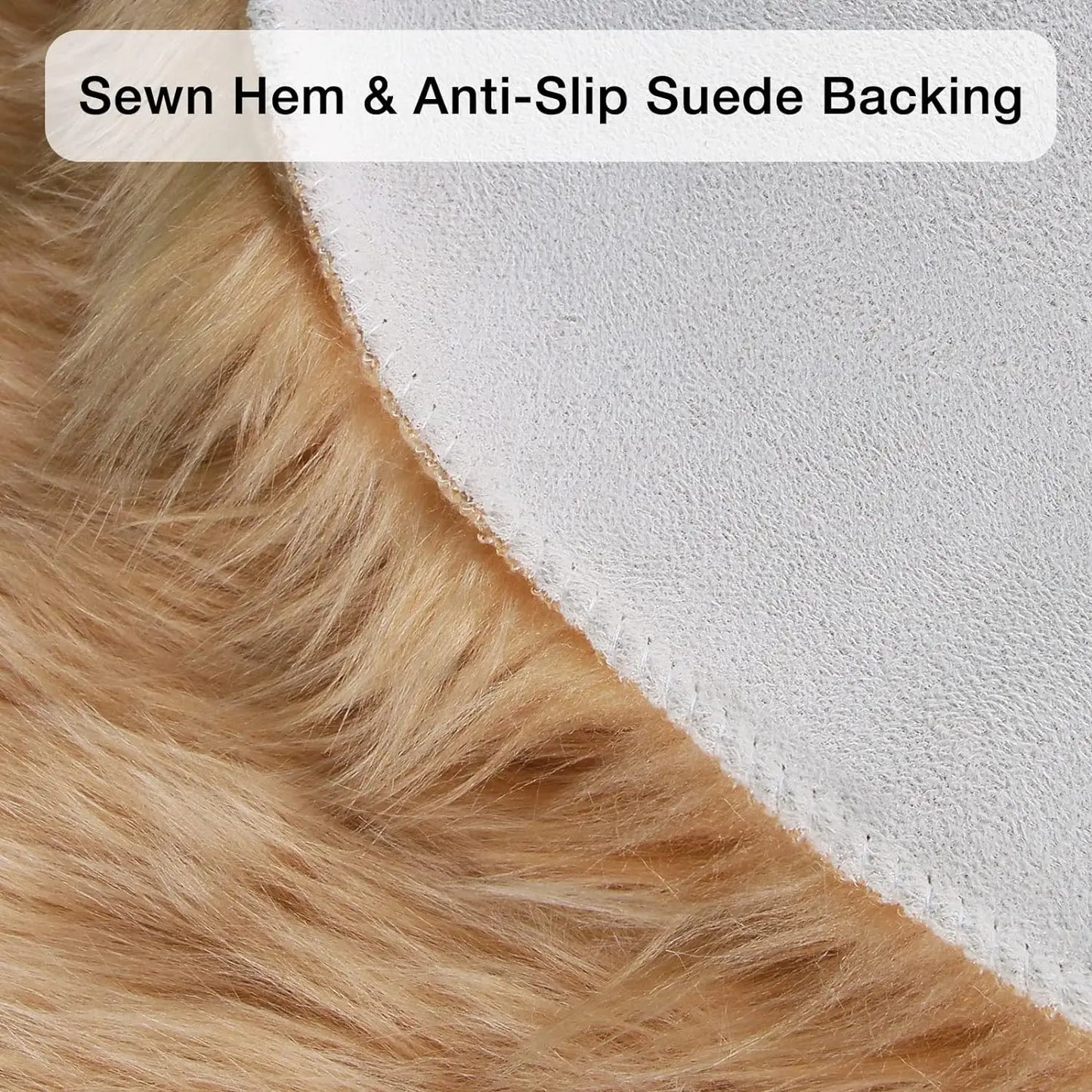 Fur Faux Sheepskin Soft Carpet Washable Seat Mats For Floor Fluffy Rugs