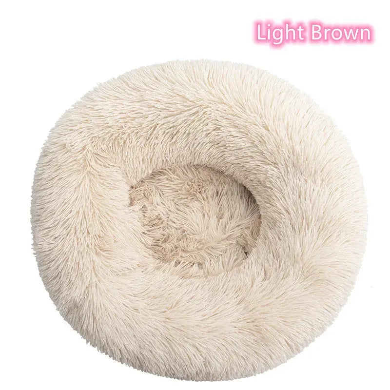 Super Soft Pet Cat Bed Plush Full Size Washable Calm Bed Donut Bed Comfortable Sleeping Artifact Suitable For All Kinds Of Cats Our3Designs