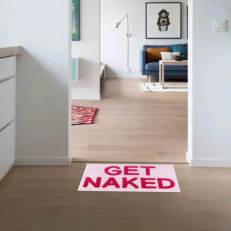 Get Naked Bath Mat Bathroom Rugs for Bathtub Mat Creative Cute Bath Rugs Apartment Decor Tufted Pink Shower Mat for Bathroom Our3Designs