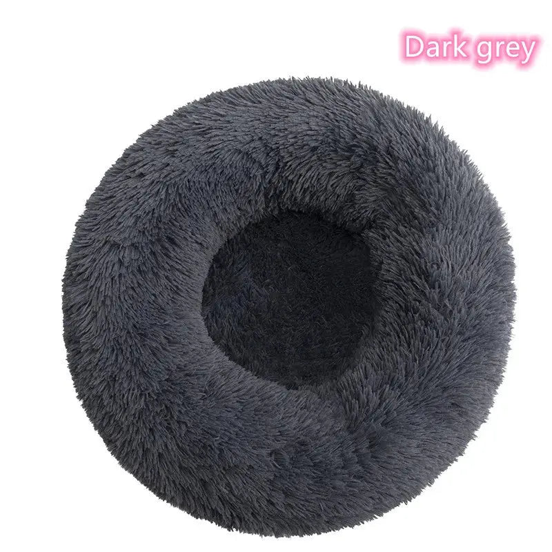 Super Soft Pet Cat Bed Plush Full Size Washable Calm Bed Donut Bed Comfortable Sleeping Artifact Suitable For All Kinds Of Cats Our3Designs