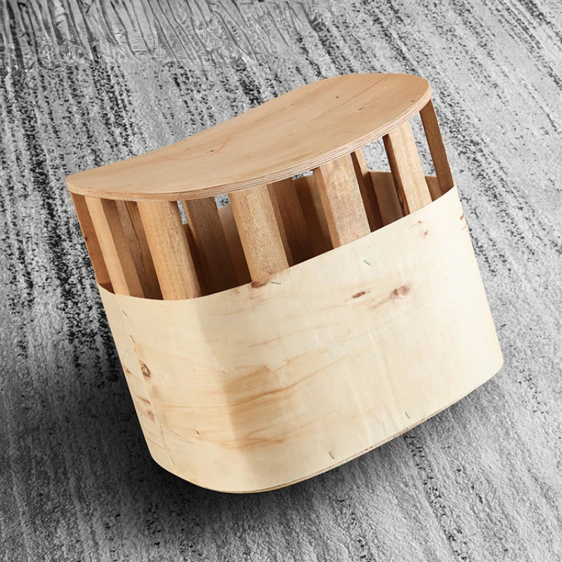 Ottoman Storage Light Luxury Saddle Stool Low Stool