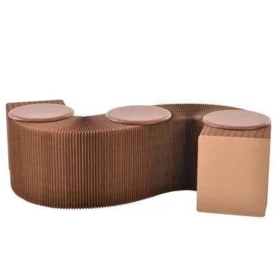 Retractable Sofa Bench - Fashionable Scandinavian Style Small Furniture