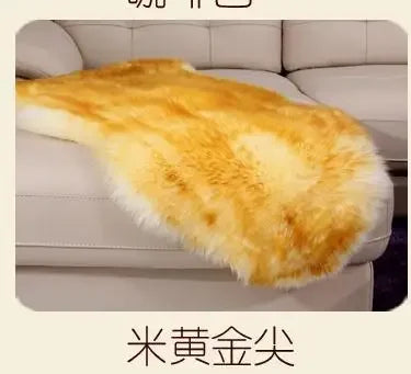 100% Real Sheepskin Wool Carpets for Living Room Bedroom Area