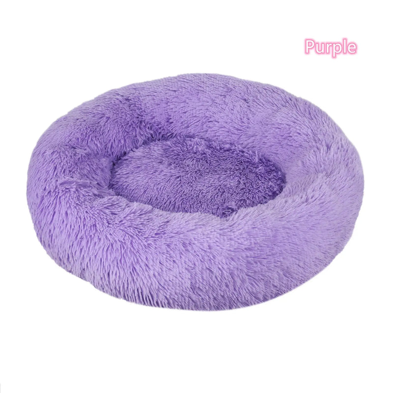 Super Soft Pet Cat Bed Plush Full Size Washable Calm Bed Donut Bed Comfortable Sleeping Artifact Suitable For All Kinds Of Cats Our3Designs