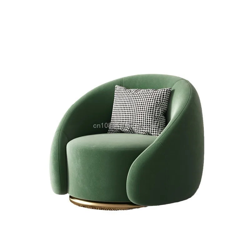 Light Luxury Leisure Chair Lazy Rotatable Sofa Designer Minimalist