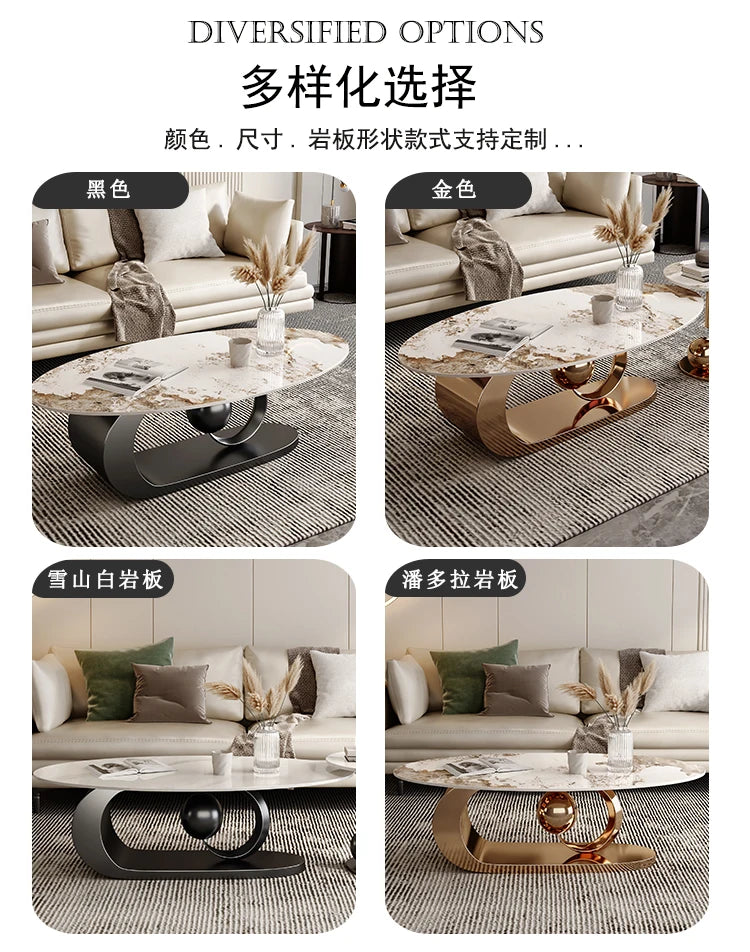 Modern Metal Coffee Tables Luxury Nordic Home Minimalist Coffee Tables