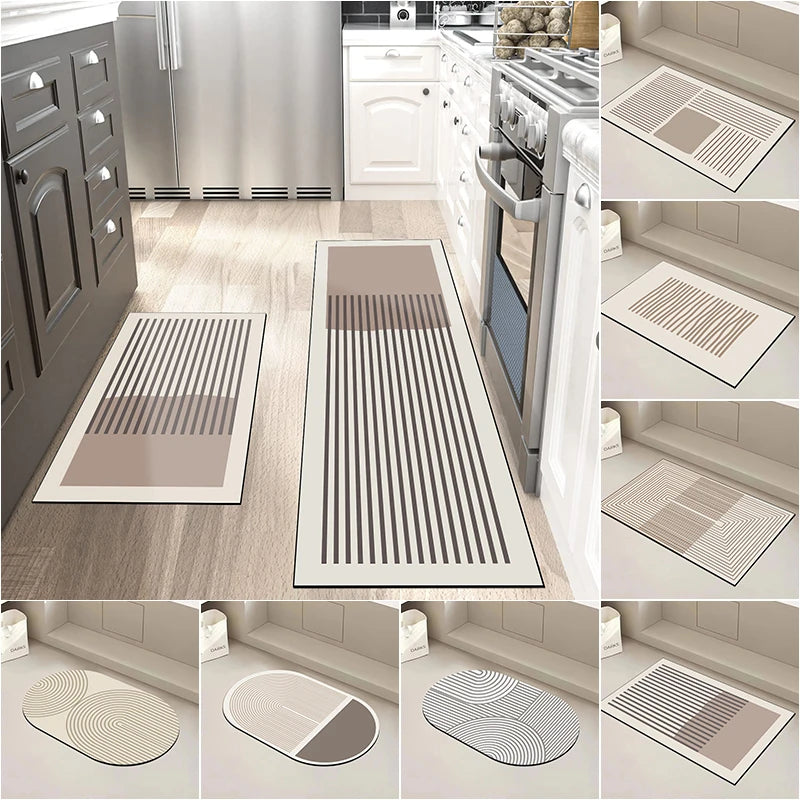 Super Absorbent Kitchen Floor Mat Washable Carpets