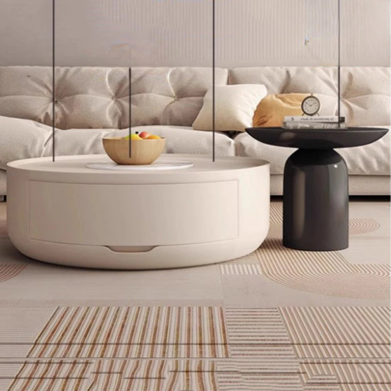Minimalist White Coffee Table Modern Black Simple Bedroom Nordic