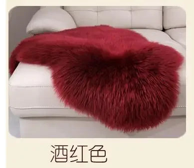 100% Real Sheepskin Wool Carpets for Living Room Bedroom Area
