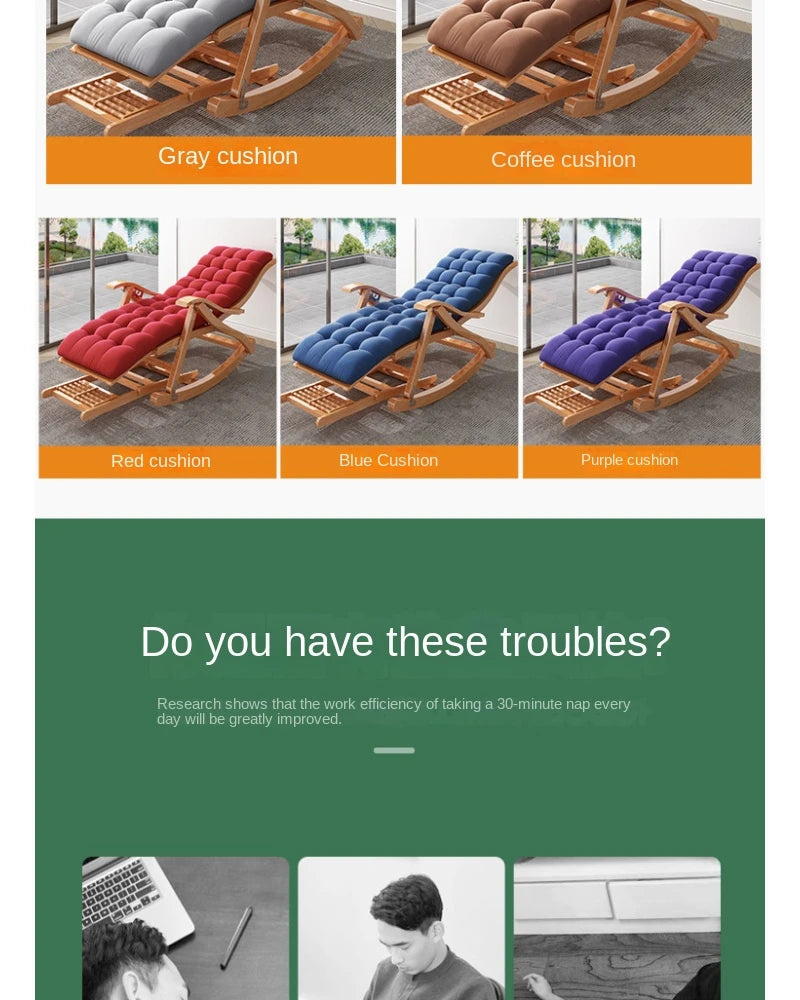 Relax Folding rocking chair Living room Armchair