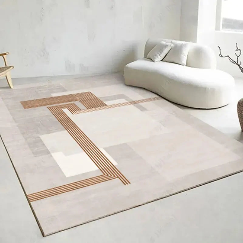 VIKAMA Simple Line Crystal Pile Carpet