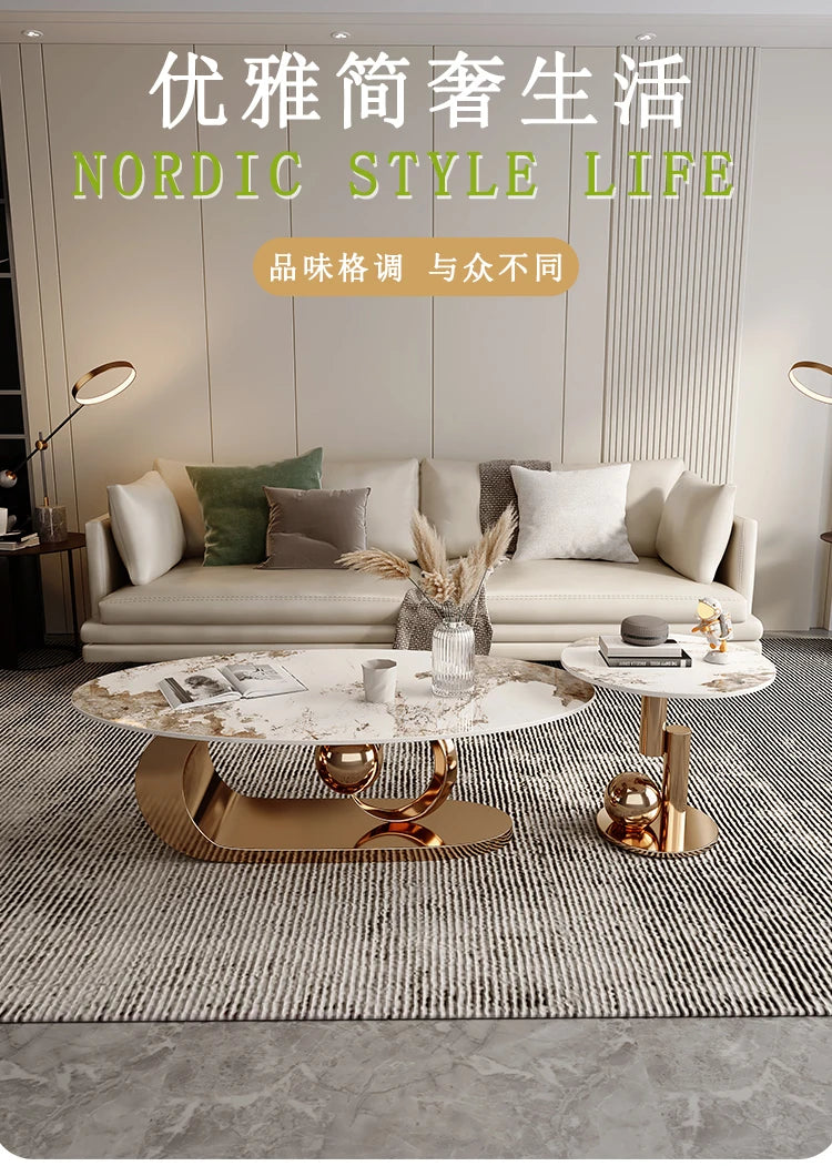 Modern Metal Coffee Tables Luxury Nordic Home Minimalist Coffee Tables