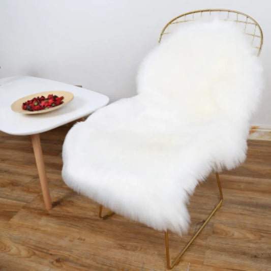 Chair Pad Living Room Fur Rugs Bedroom Carpet Wool