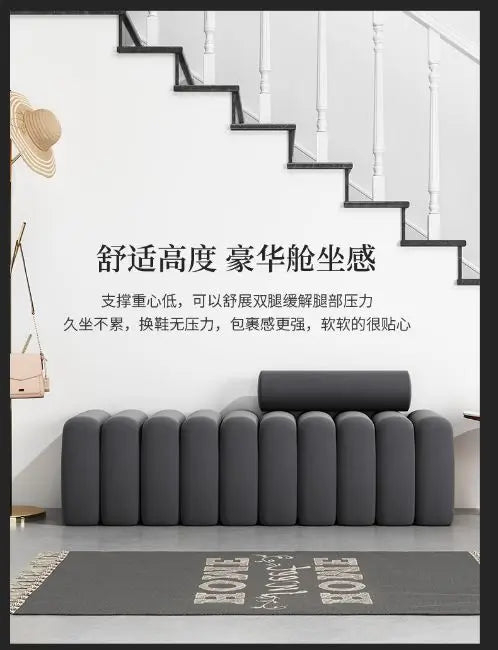 Creative Shoe Bench Entrance Changing Shoe Stool Sofa Stool Bed End Stool