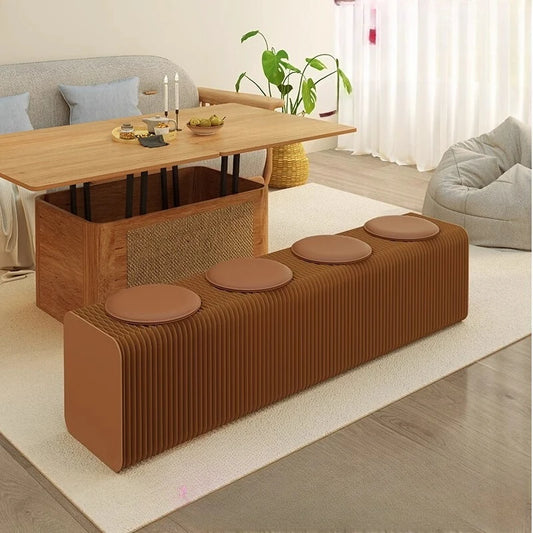 Creative Retractable Folding Bench Bed End Stool