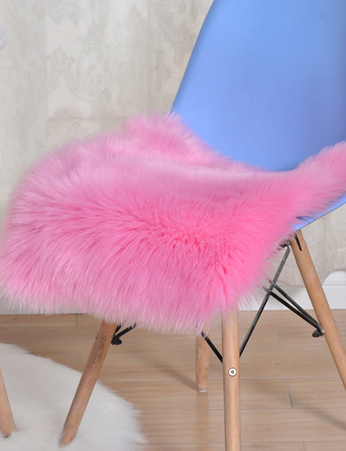 40cm Soft Artificial Wool Sheepskin Cushion Chair Bedroom Mat