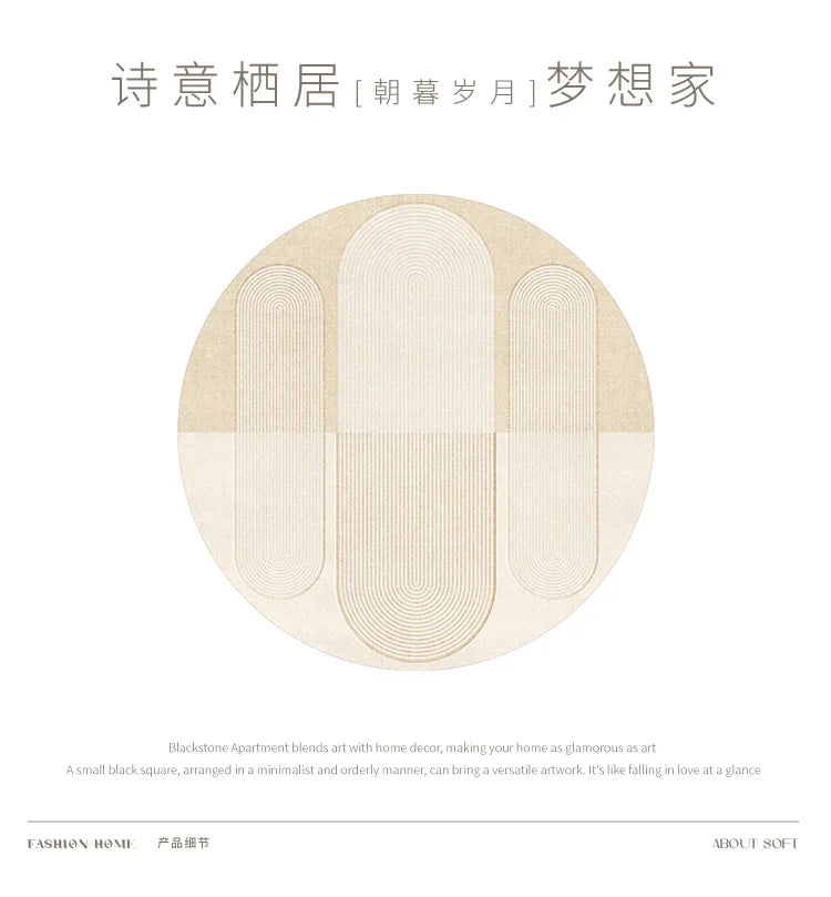 Modern Rugs for Bedroom Fluffy Soft Lounge Rug Thick Cloakroom