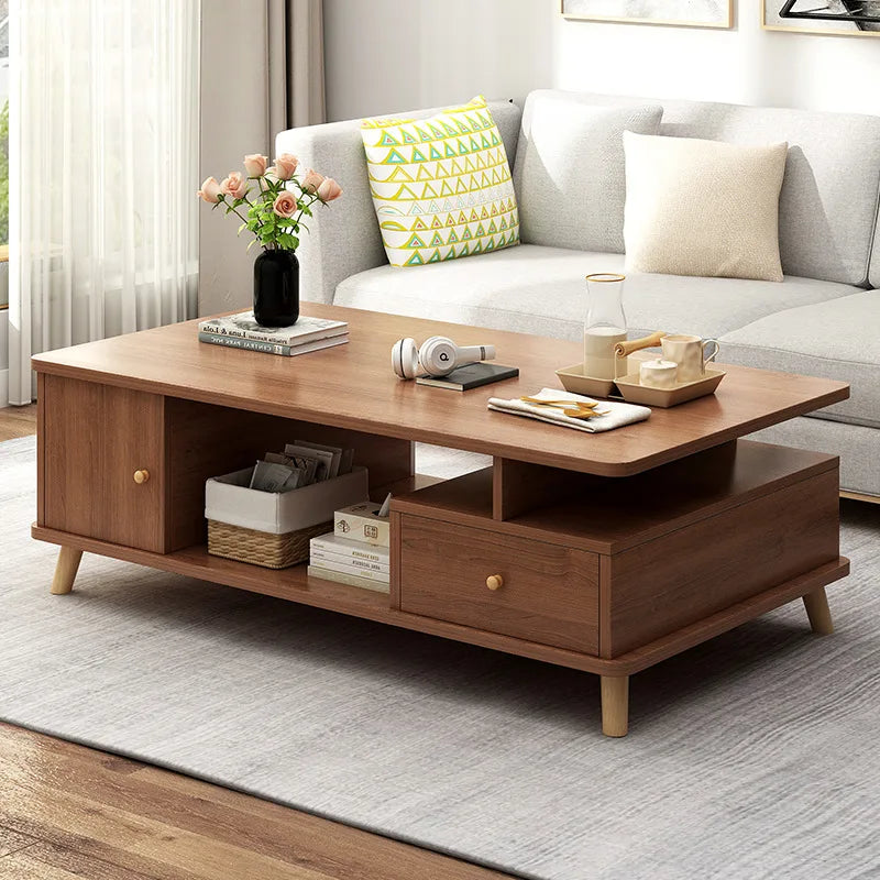 Modern light luxury small apartment tea table