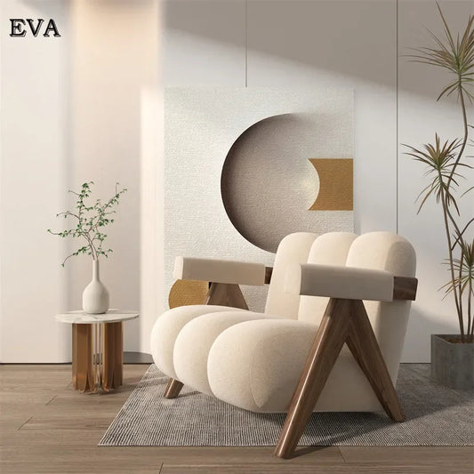 Leisure Back Armchair Fabric Sofa Chair Furniture