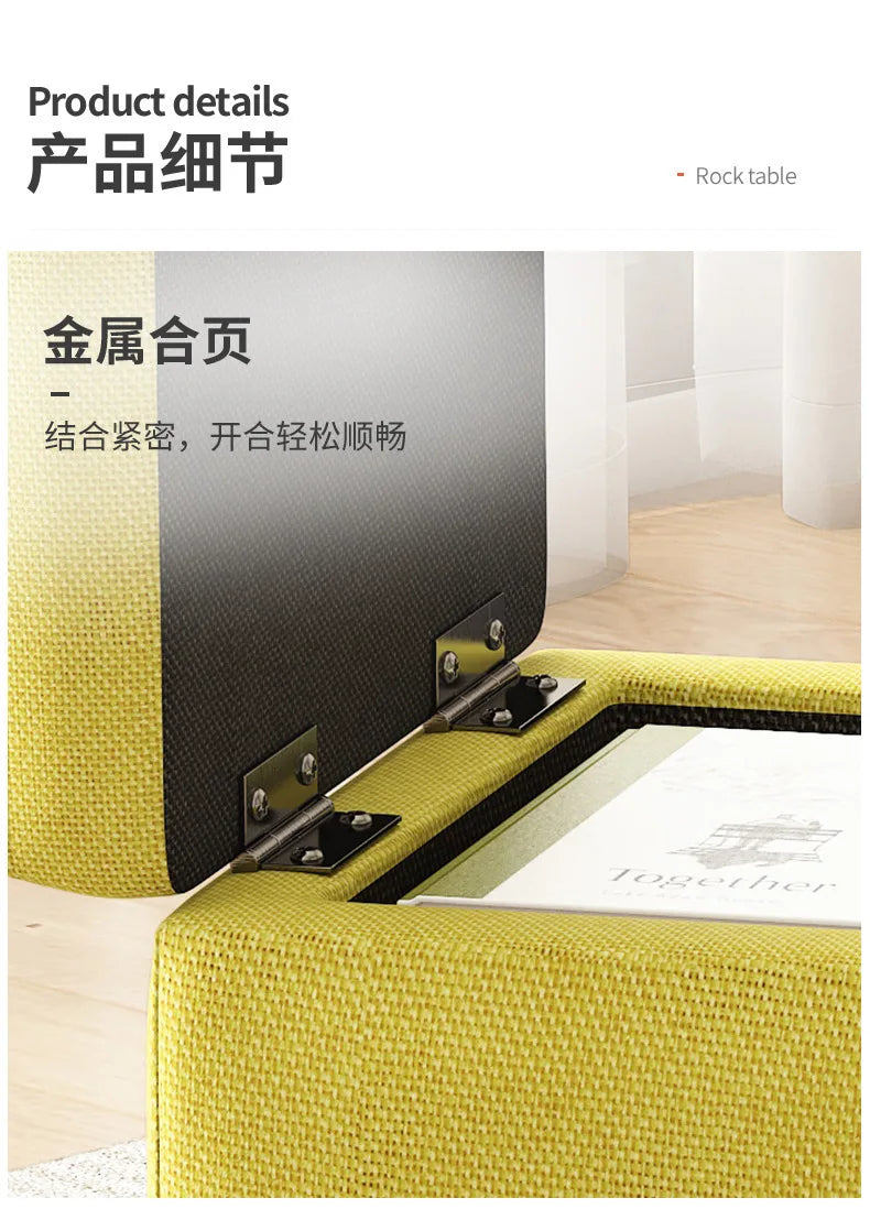 Storage Ottoman Coffee Table Living Room Sofa Stool Storage Chair