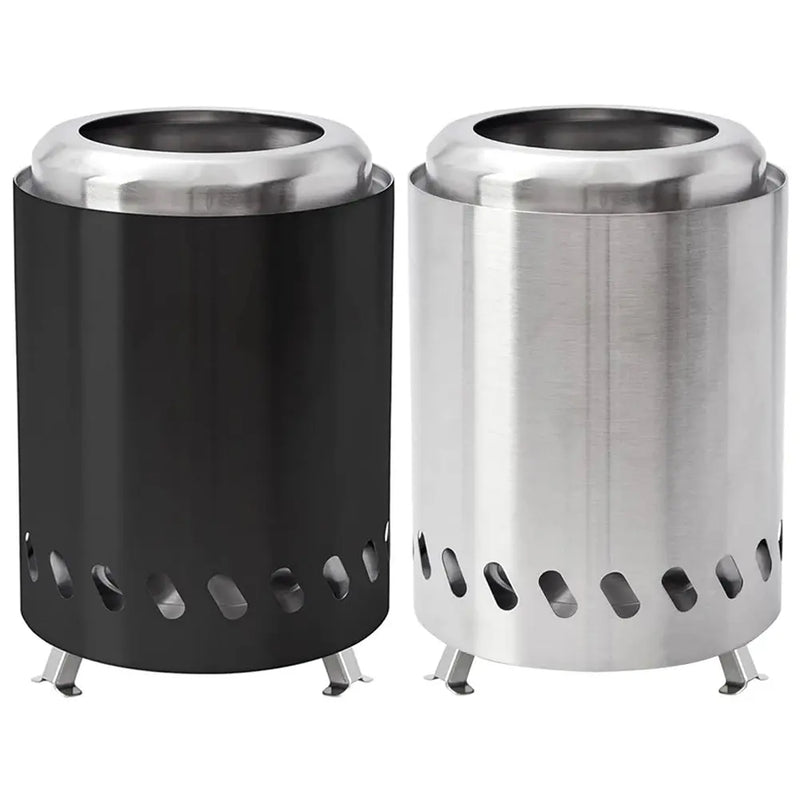 Mini Tabletop Firepit Stainless Steel Portable Mini Stove Mini Fire Pit Wood Burning Or Pellet Fueled Portable Bonfire Our3Designs