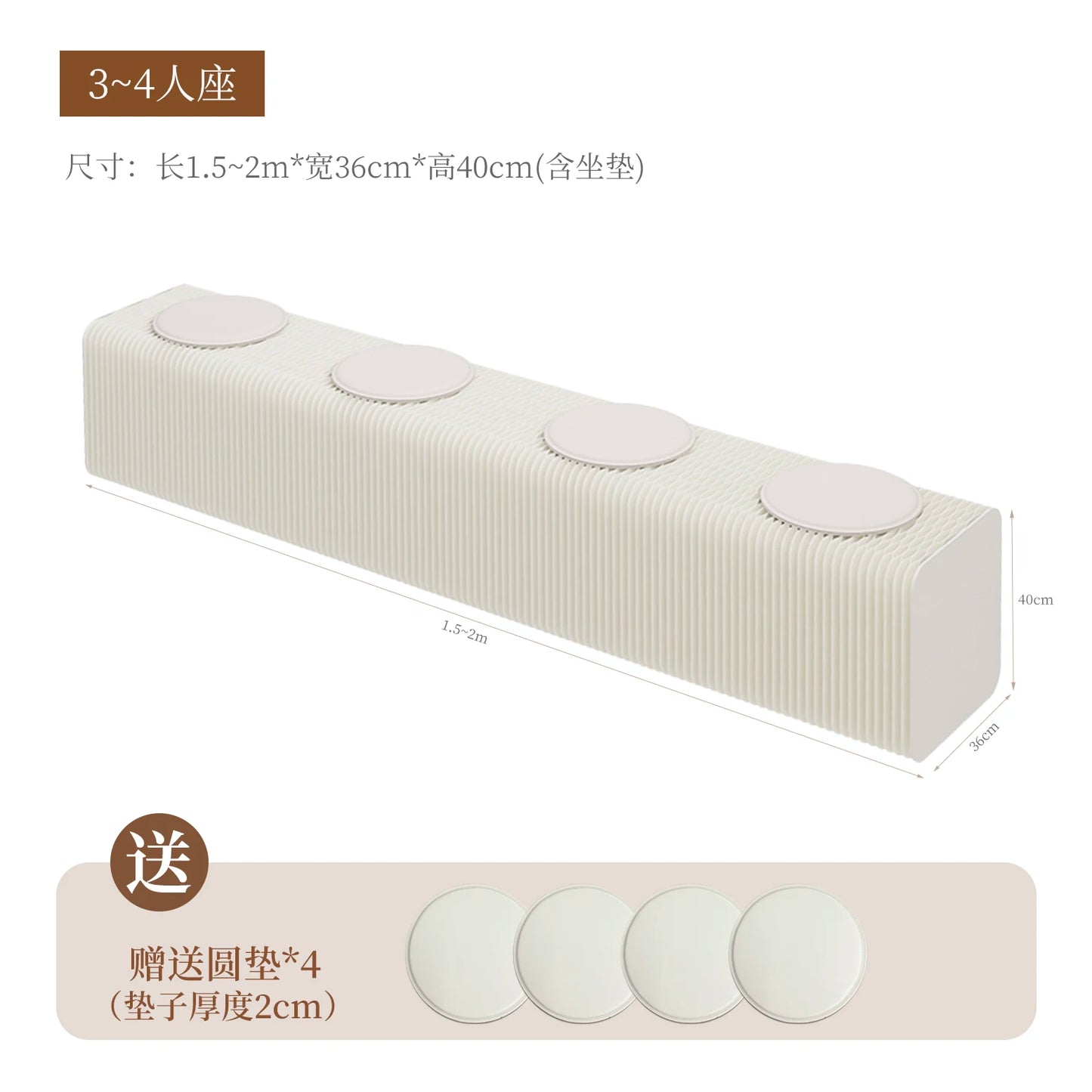 Creative Retractable Folding Bench Bed End Stool