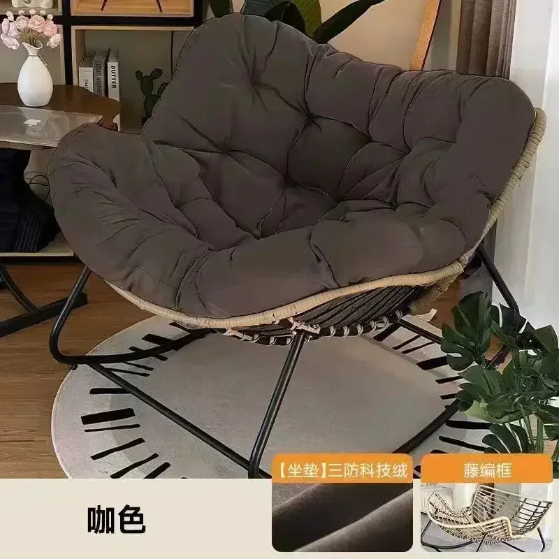 Rattan rocking chair Internet celebrity leisure lunch break