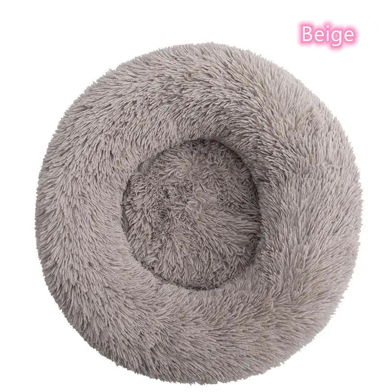 Super Soft Pet Cat Bed Plush Full Size Washable Calm Bed Donut Bed Comfortable Sleeping Artifact Suitable For All Kinds Of Cats Our3Designs
