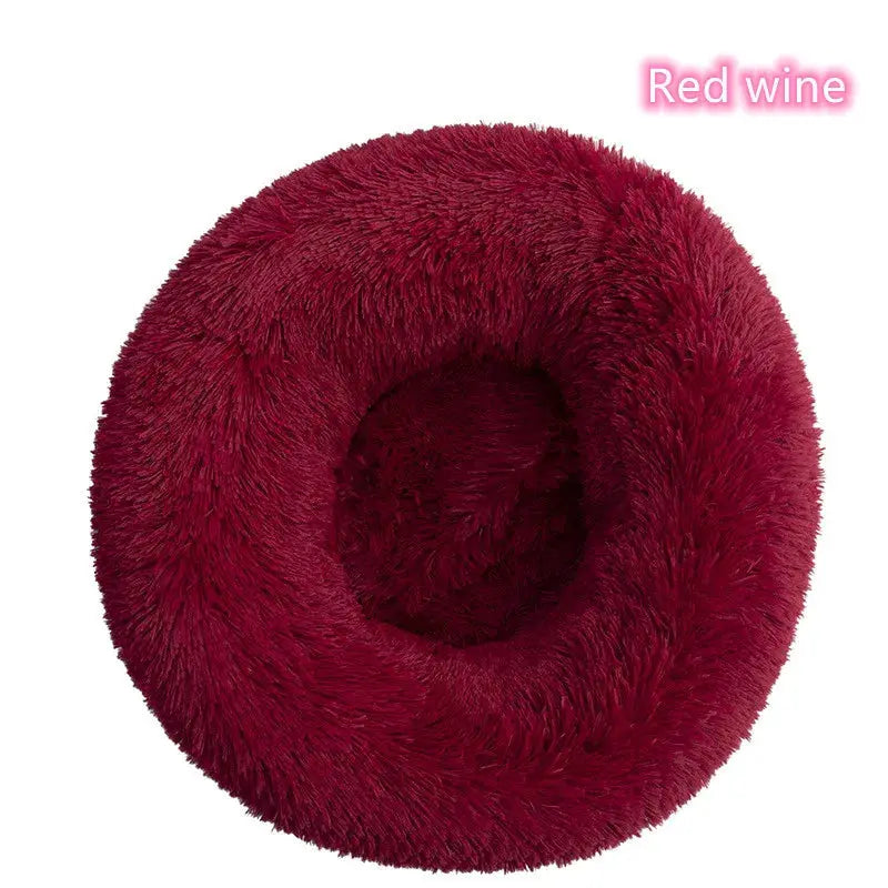 Super Soft Pet Cat Bed Plush Full Size Washable Calm Bed Donut Bed Comfortable Sleeping Artifact Suitable For All Kinds Of Cats Our3Designs