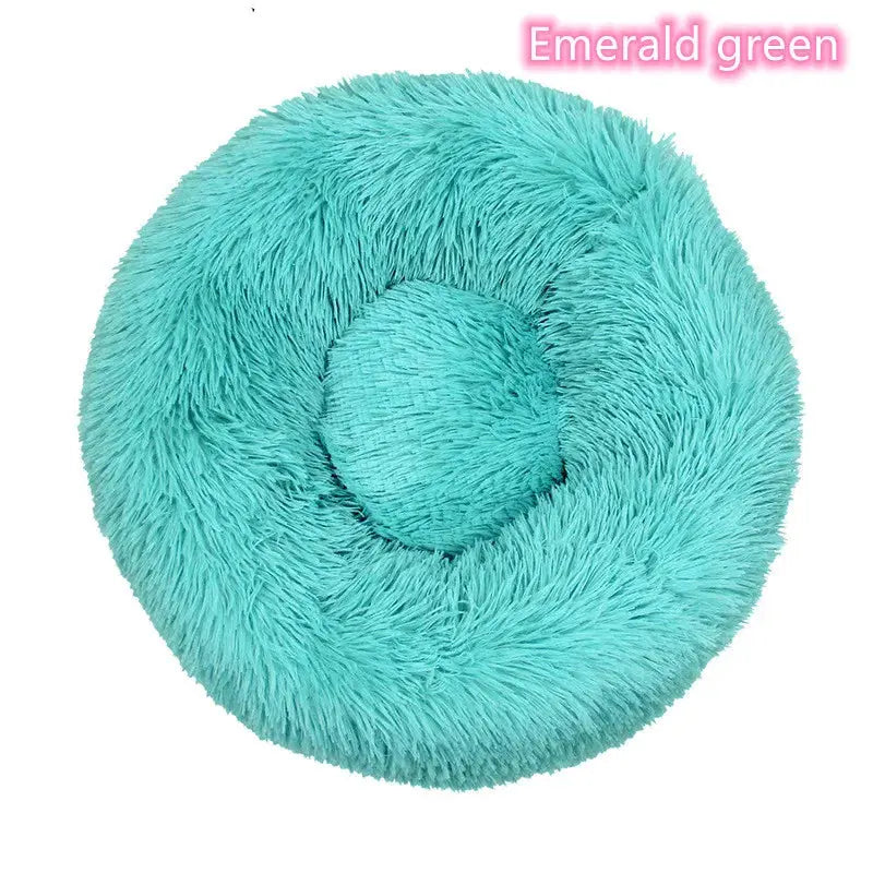 Super Soft Pet Cat Bed Plush Full Size Washable Calm Bed Donut Bed Comfortable Sleeping Artifact Suitable For All Kinds Of Cats Our3Designs