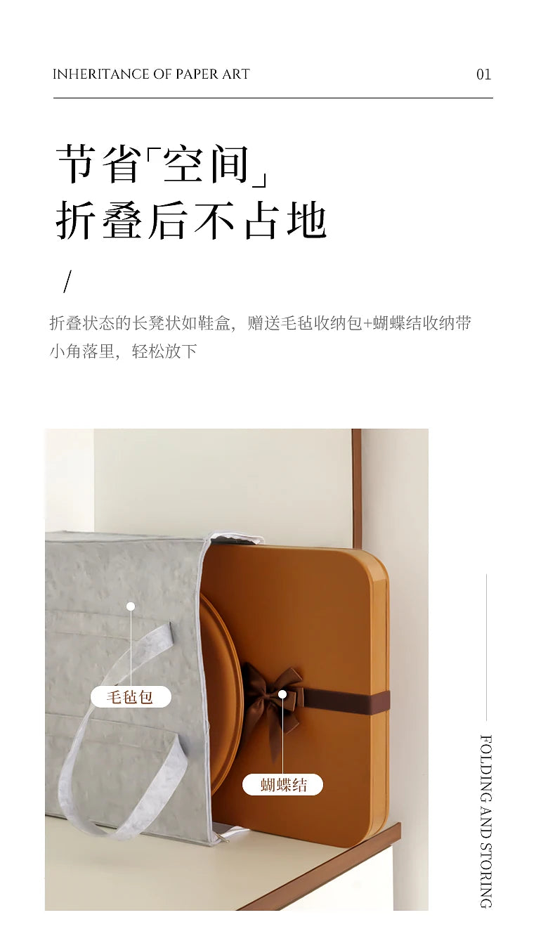 Creative Retractable Folding Bench Bed End Stool