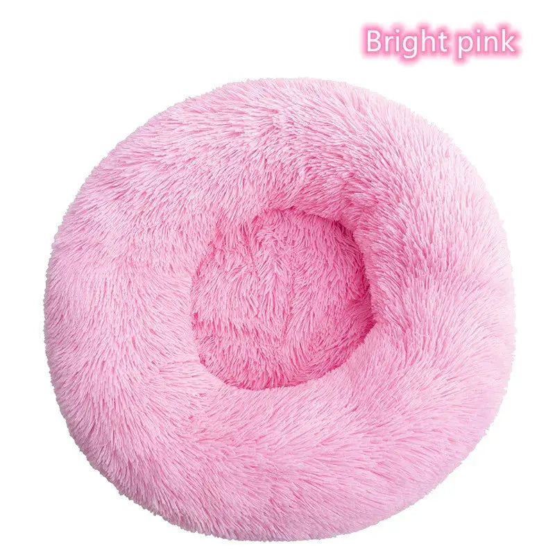 Super Soft Pet Cat Bed Plush Full Size Washable Calm Bed Donut Bed Comfortable Sleeping Artifact Suitable For All Kinds Of Cats Our3Designs