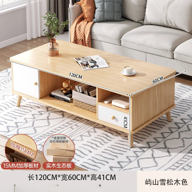 Modern light luxury small apartment tea table