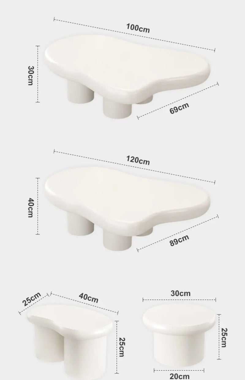 Clouds Tea Table House LonelyTea Coffee Table Furniture
