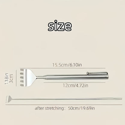 Stainless Steel Back Scratcher, Extendable
