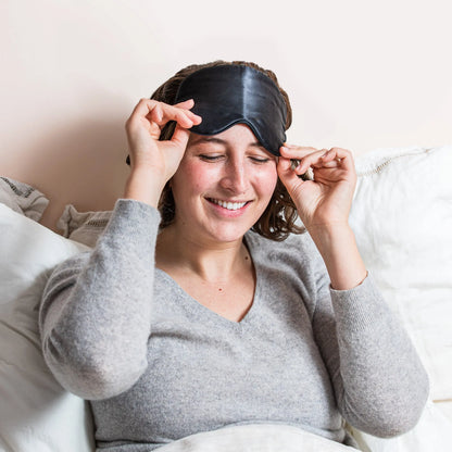 100% Mulberry Silk Eye Mask Mélange Home