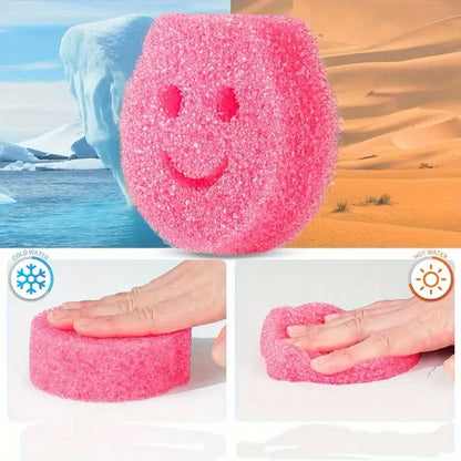 3pcs Heavy Duty Scratch Free Heat-Resistant Plastic Sponges