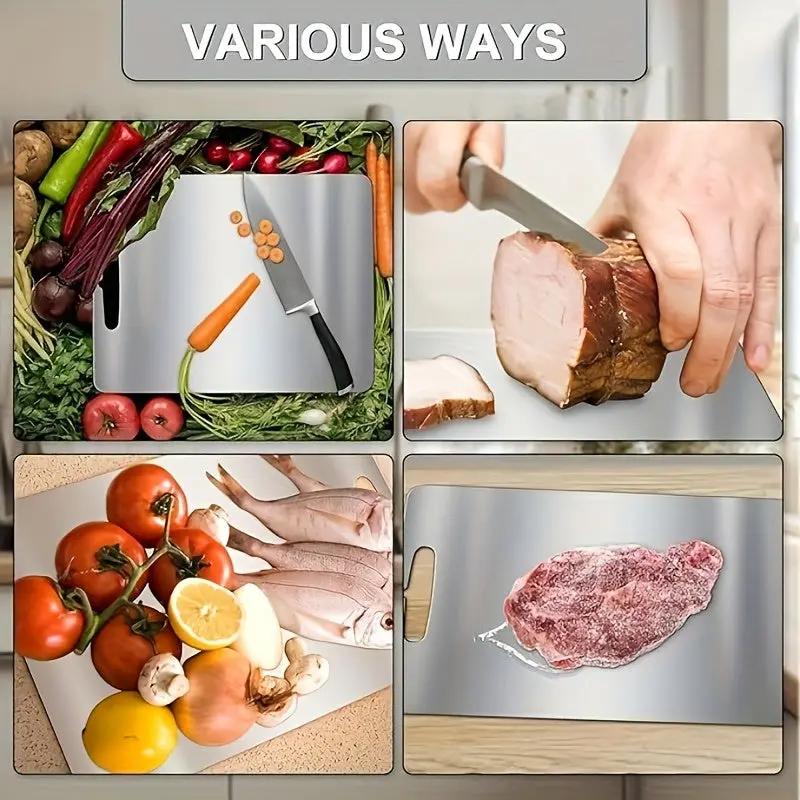 HUGE Stainless Steel Cutting Board O3D